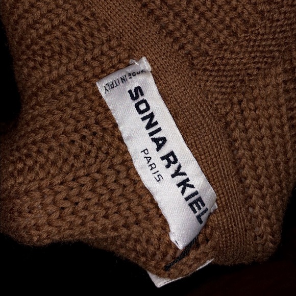 SONIA RYKIEL Wool Open Draped Cardigan - Picture 7 of 9